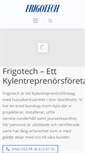 Mobile Screenshot of frigotech.se